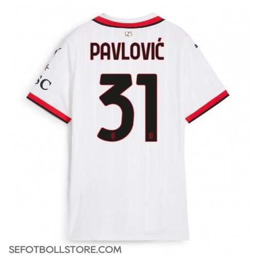 AC Milan Strahinja Pavlovic #31 Replika Bortatröja Dam 2024-25 Kortärmad